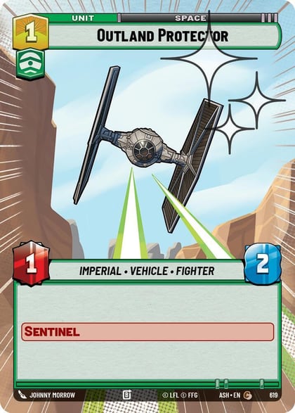 Outland Protector (Hyperspace Foil), Ashes of the Empire 619