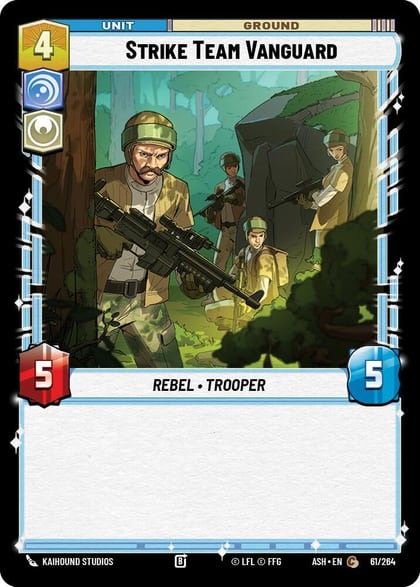 Strike Team Vanguard, Ashes of the Empire 61/264
