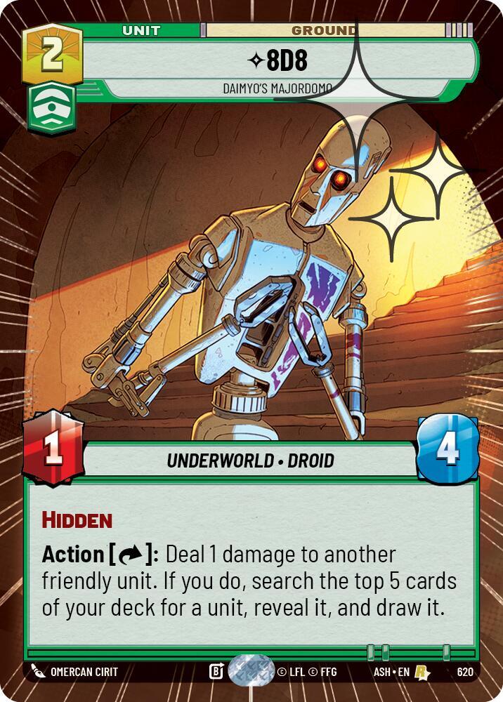 8D8 - Daimyo's Majordomo (Hyperspace Foil), Ashes of the Empire 620