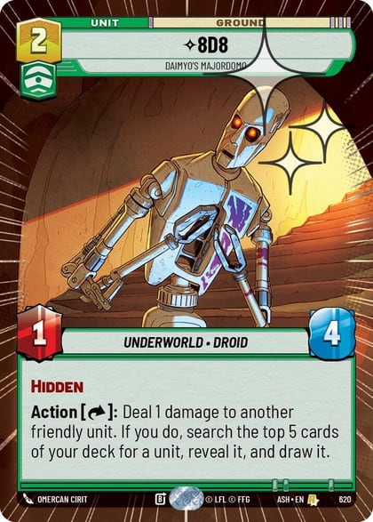 8D8 - Daimyo's Majordomo (Hyperspace Foil), Ashes of the Empire 620