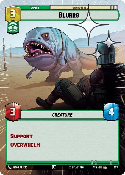 Blurrg (Hyperspace Foil), Ashes of the Empire 623