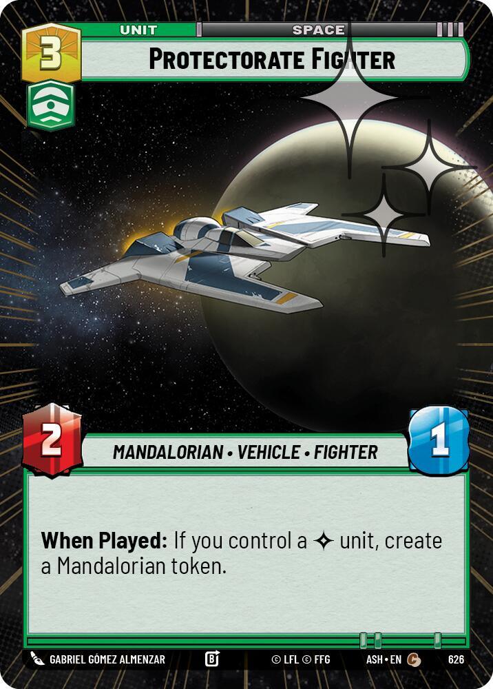 Protectorate Fighter (Hyperspace Foil), Ashes of the Empire 626