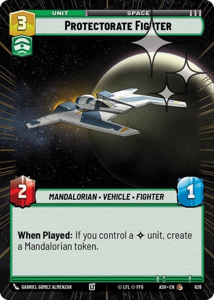 Protectorate Fighter (Hyperspace Foil), Ashes of the Empire 626