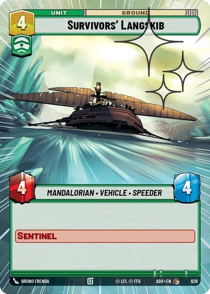 Survivors' Langskib (Hyperspace Foil), Ashes of the Empire 628