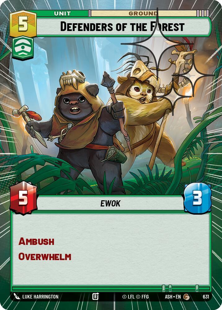 Defenders of the Forest (Hyperspace Foil), Ashes of the Empire 631