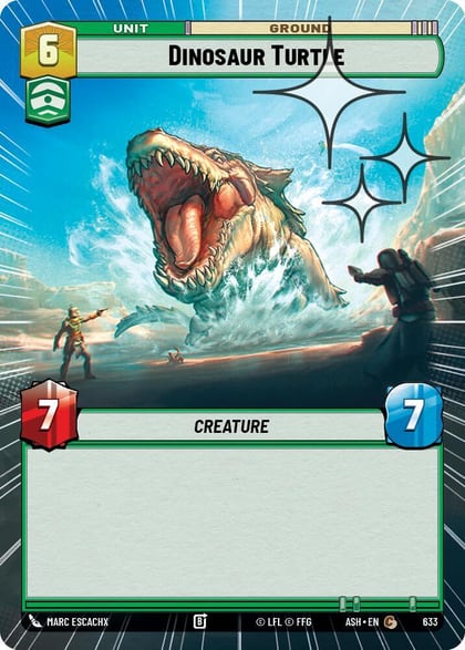 Dinosaur Turtle (Hyperspace Foil), Ashes of the Empire 633