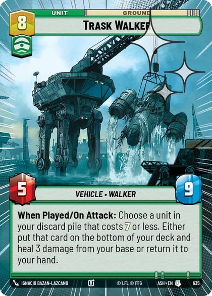Trask Walker (Hyperspace Foil), Ashes of the Empire 635