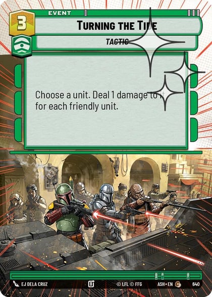 Turning the Tide (Hyperspace Foil), Ashes of the Empire 640