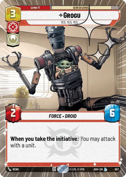 Grogu - Yes. Yes. Yes. (Hyperspace Foil), Ashes of the Empire 657