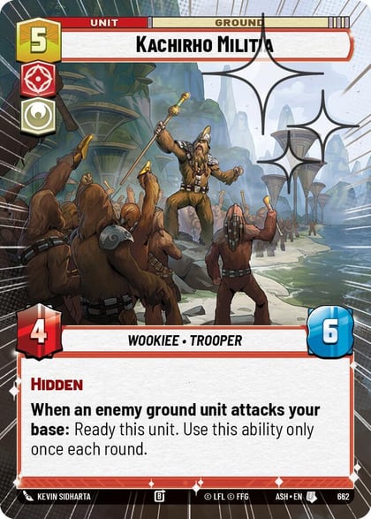 Kachirho Militia (Hyperspace Foil), Ashes of the Empire 662