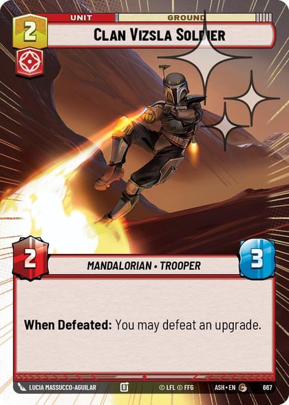 Clan Vizsla Soldier (Hyperspace Foil), Ashes of the Empire 667