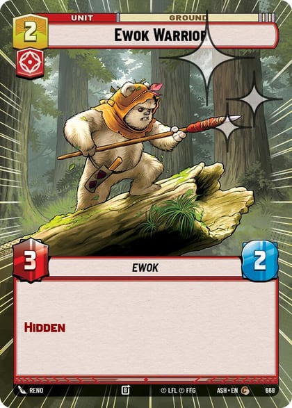 Ewok Warrior (Hyperspace Foil), Ashes of the Empire 668