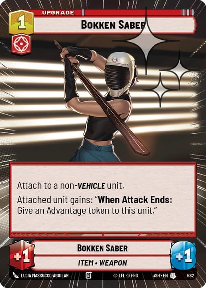 Bokken Saber (Hyperspace Foil), Ashes of the Empire 682