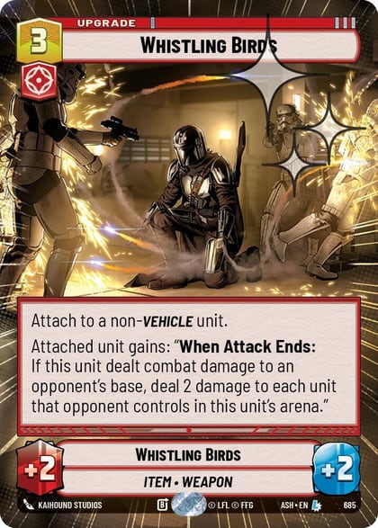 Whistling Birds (Hyperspace Foil), Ashes of the Empire 685
