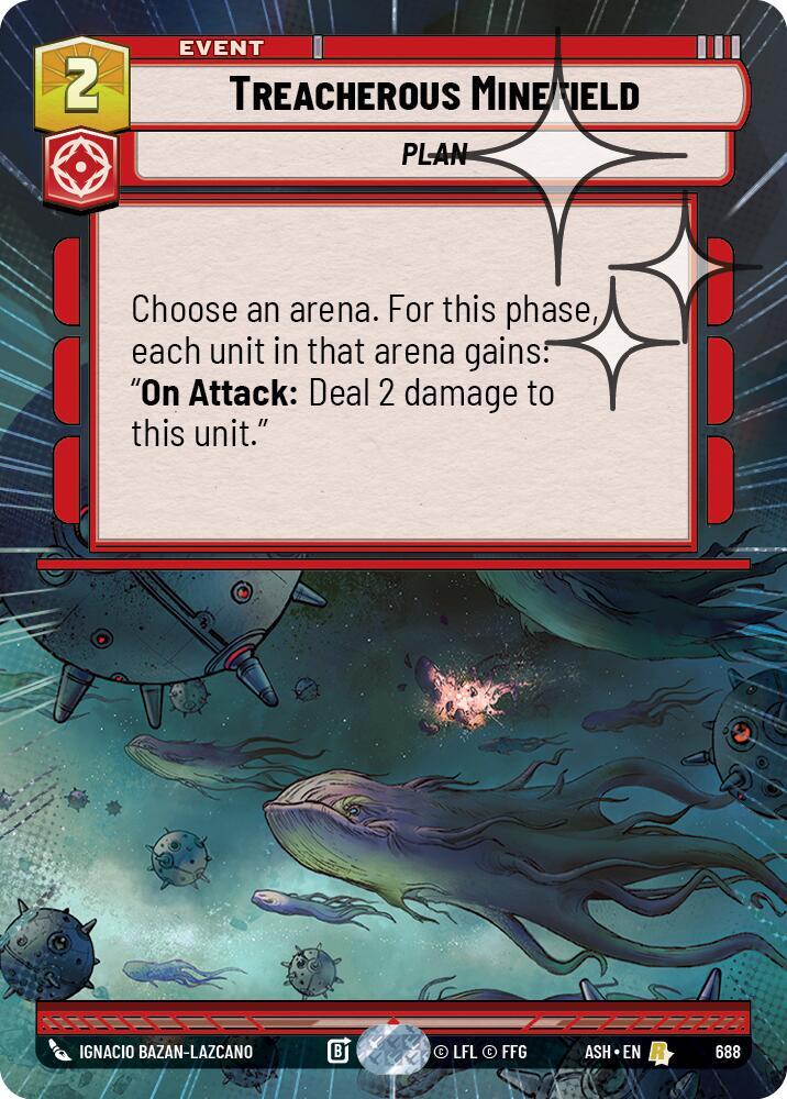 Treacherous Minefield (Hyperspace Foil), Ashes of the Empire 688