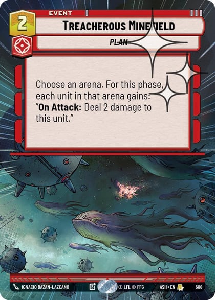 Treacherous Minefield (Hyperspace Foil), Ashes of the Empire 688