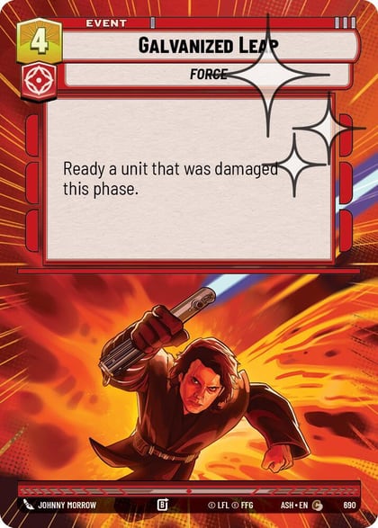 Galvanized Leap (Hyperspace Foil), Ashes of the Empire 690