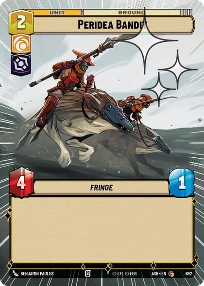 Peridea Bandit (Hyperspace Foil), Ashes of the Empire 692