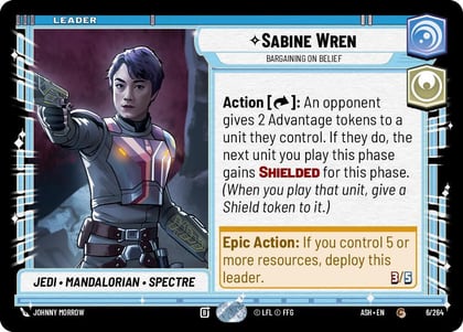 Sabine Wren - Bargaining on Belief, Ashes of the Empire 6/264
