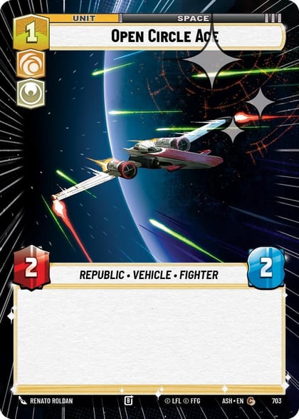 Open Circle Ace (Hyperspace Foil), Ashes of the Empire 703