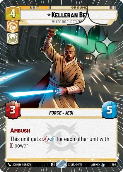 Kelleran Beq - Where are the Others? (Hyperspace Foil), Ashes of the Empire 708