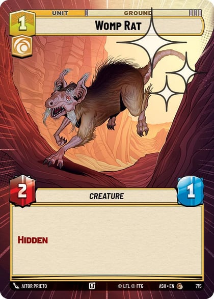 Womp Rat (Hyperspace Foil), Ashes of the Empire 715