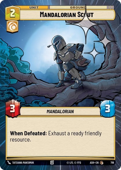 Mandalorian Scout (Hyperspace Foil), Ashes of the Empire 718