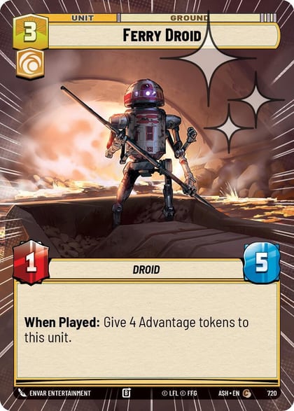 Ferry Droid (Hyperspace Foil), Ashes of the Empire 720