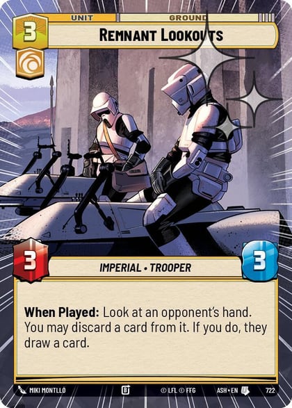 Remnant Lookouts (Hyperspace Foil), Ashes of the Empire 722