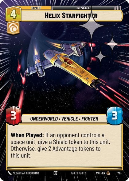 Helix Starfighter (Hyperspace Foil), Ashes of the Empire 723