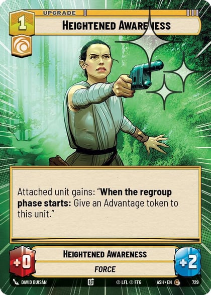 Heightened Awareness (Hyperspace Foil), Ashes of the Empire 729