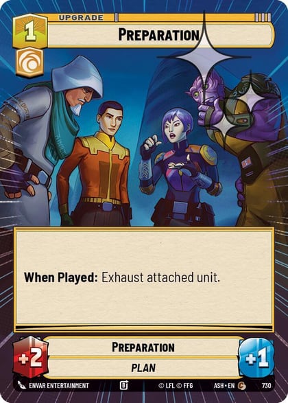 Preparation (Hyperspace Foil), Ashes of the Empire 730