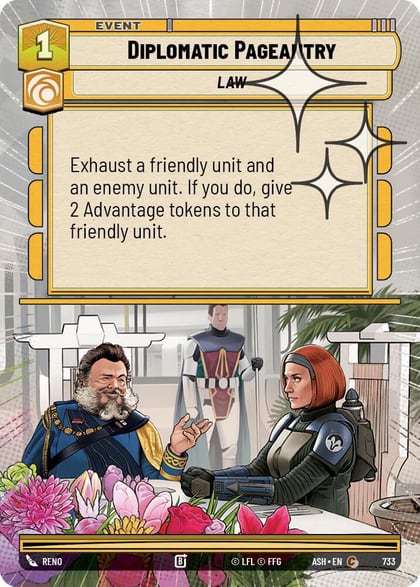 Diplomatic Pageantry (Hyperspace Foil), Ashes of the Empire 733