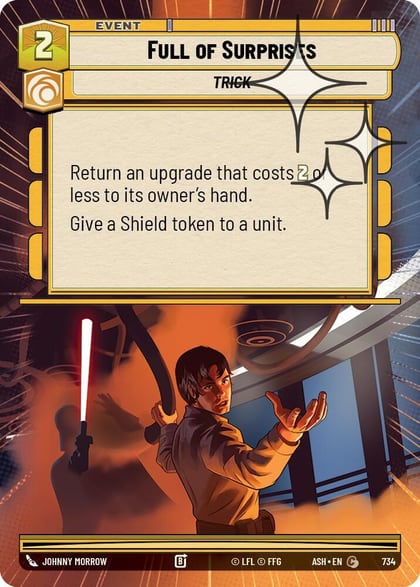 Full of Surprises (Hyperspace Foil), Ashes of the Empire 734