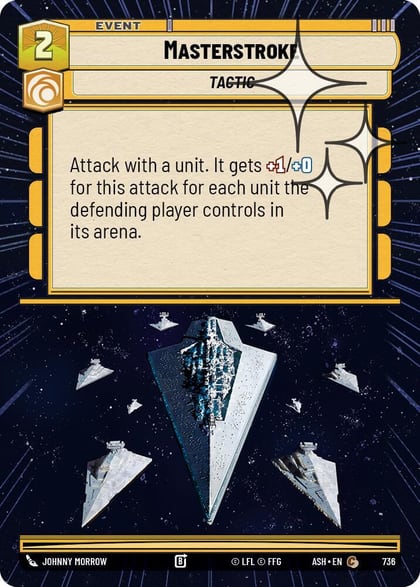 Masterstroke (Hyperspace Foil), Ashes of the Empire 736