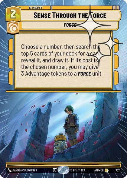 Sense Through the Force (Hyperspace Foil), Ashes of the Empire 737