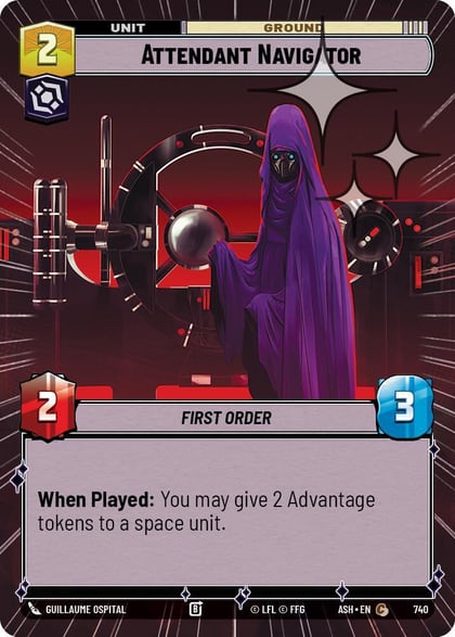 Attendant Navigator (Hyperspace Foil), Ashes of the Empire 740