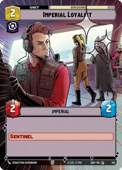 Imperial Loyalist (Hyperspace Foil), Ashes of the Empire 741
