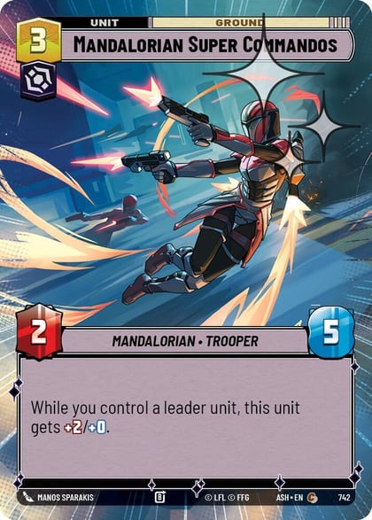 Mandalorian Super Commandos (Hyperspace Foil), Ashes of the Empire 742