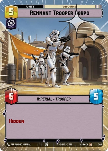 Remnant Trooper Corps (Hyperspace Foil), Ashes of the Empire 746