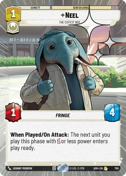 Neel - The Cutest Boy (Hyperspace Foil), Ashes of the Empire 750