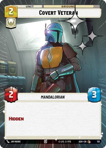 Covert Veteran (Hyperspace Foil), Ashes of the Empire 751