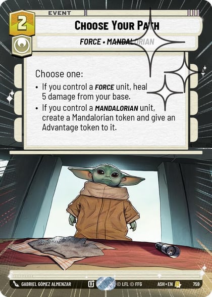 Choose Your Path (Hyperspace Foil), Ashes of the Empire 759