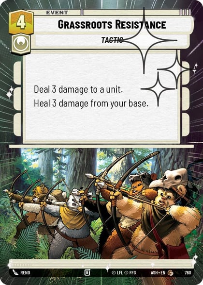 Grassroots Resistance (Hyperspace Foil), Ashes of the Empire 760