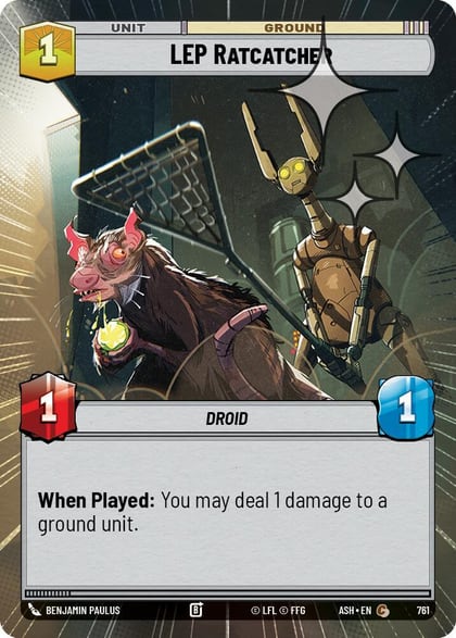 LEP Ratcatcher (Hyperspace Foil), Ashes of the Empire 761