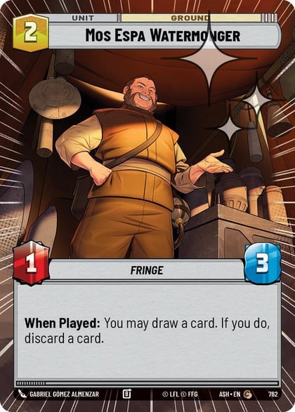 Mos Espa Watermonger (Hyperspace Foil), Ashes of the Empire 762