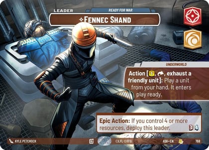 Fennec Shand - Ready for War (Showcase), Ashes of the Empire 768