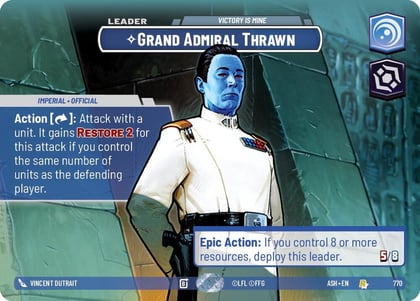 Grand Admiral Thrawn - Victory is Mine (Showcase), Ashes of the Empire 770
