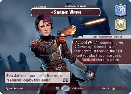 Sabine Wren - Bargaining on Belief (Showcase), Ashes of the Empire 772