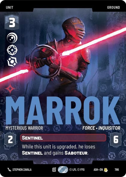 Marrok - Mysterious Warrior (Prestige), Ashes of the Empire 786